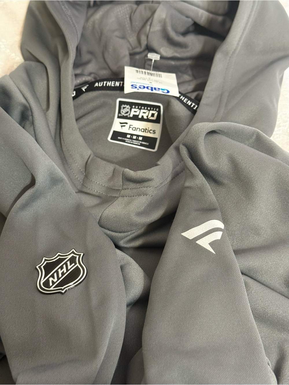 Fanatics Gray NHL Men's Crewneck Pullover
